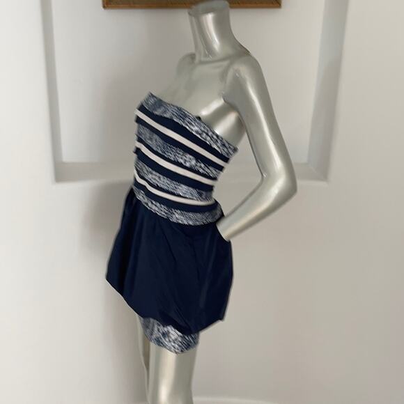 Bcbgmaxazria Milo  Strapless sequin Peplum Dress 4 BNWT - Picture 4 of 12